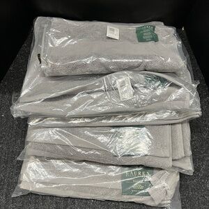 Ralph Lauren Wescott 6 Piece Cape Grey Towel Set